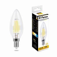 Лампа светодиодная led Feron LB-66 Свеча E14 7Вт 2700K