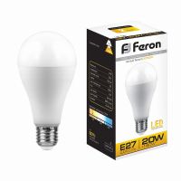 Лампа светодиодная led Feron LB-98 Шар E27 20Вт 2700K