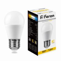 Лампа светодиодная led Feron LB-950 Шарик E27 13Вт 2700K