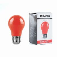 Лампа светодиодная led Feron LB-375 E27 3Вт красный Лампа светодиодная led Feron LB-375 E27 3Вт красный