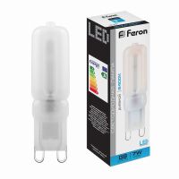 Лампа светодиодная led Feron LB-431 G9 7Вт 6400K