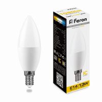 Лампа светодиодная led Feron LB-970 Свеча E14 13Вт 2700K