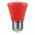Лампа светодиодная led Feron LB-372 Колокольчик E27 1Вт красный 25911