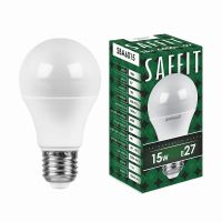 Лампа светодиодная led SAFFIT SBA6015 Шар E27 15Вт 6400K