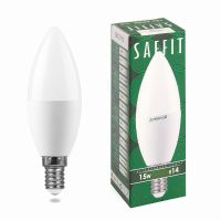 Лампа светодиодная led SAFFIT SBC3715 Свеча E14 15Вт 6400K