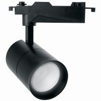Светодиодный led светильник Feron AL103 трековый однофазный на шинопровод 30Вт 4000K 35 градусов черный с индексом цветопередачи >90Ra серия TrueColor 48942