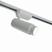 Светодиодный led светильник Feron AL137 трековый однофазный на шинопровод 20Вт 4000K белый изменяемый угол освещения 15-60град 51175