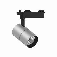Светодиодный led светильник Feron AL103 трековый однофазный на шинопровод 30Вт 6400K 35 градусов серый серия MarketBright 51852