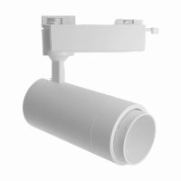 Светодиодный led светильник Feron AL137 трековый однофазный на шинопровод 12Вт 4000K белый изменяемый угол освещения 15-60град 51173