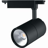 Светодиодный led светильник Feron AL103 трековый однофазный на шинопровод 40Вт 4000K 35 градусов черный с индексом цветопередачи >90Ra серия TrueColor 48944