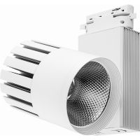 Светодиодный светильник Feron AL105 трековый на шинопровод 40Вт 4000K, 35 градусов, белый,  3-х фазный