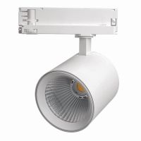 Светодиодный led светильник Feron TR Reflex трековый на шинопровод 40Вт 3500 Lm 4000К 36 градусов белый 3х фазный с функцией выбора мощности 52058