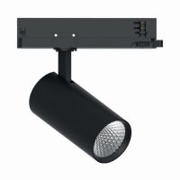 Светодиодный led светильник Feron AL147 трековый на шинопровод 20Вт 4000K 35 градусов черный 3х фазный 51597