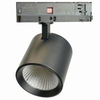 Светодиодный led светильник Feron TR Reflex трековый на шинопровод 40Вт 3500 Lm 4000К 36 градусов черный 3х фазный с функцией выбора мощности 52059