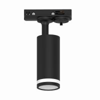Светильник Feron AL146 трековый однофазный на шинопровод под лампу GU10 черный 51325