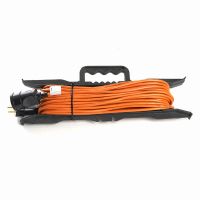 Удлинитель-шнур на рамке 1-местный c/з Stekker, HM02-01-20, 20м, 3*0,75, серия Home, оранжевый
