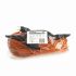 Удлинитель-шнур на рамке 1-местный б/з Stekker, HM02-02-50, 50м, 2*0,75, серия Home, оранжевый 39493