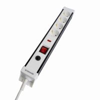 Сетевой фильтр 4-местный с/з STEKKER 3x1мм2 5 м 250В 16А серия Techno HM22-41-05 белый 50149