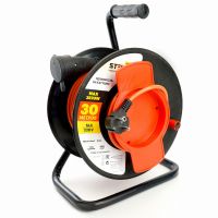 Удлинитель на пластиковой катушке STD04-10-30 (UG) 1-местный с/з 3*15 30м 250В 16А IP44 Standart (29409) 50175