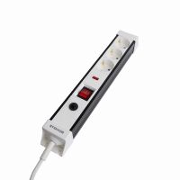 Сетевой фильтр 3-местный с/з STEKKER 3x1мм2 5 м 250В 16А серия Techno HM22-31-05 белый 50146