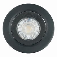 Светодиодный led светильник Feron.ONE AL540 встраиваемый 5Вт 4000K черный 'круг' 52049