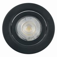 Светодиодный led светильник Feron.ONE AL540 встраиваемый 7Вт 4000K черный 'круг' 52050