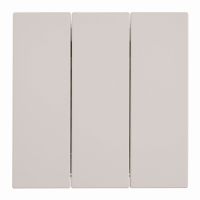 Выключатель 3-клавишный (механизм) 250В 10А серия Мия RSВт10-3108-08  пудровый жемчуг 50474