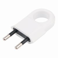 Вилка прямая без заземления ABS пластик 250В 10A IP20 белая PPG10-45-200 50796 Вилка прямая без заземления ABS пластик 250В 10A IP20 белая PPG10-45-200 50796