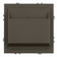 Выключатель карточный (механизм) 250В 40А серия Эмили RSВт40-5114-09 антрацит soft touch 50701