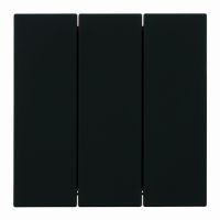 Выключатель 3-клавишный (механизм) 250В 10А серия Мия RSВт10-3108-05 черный бархат 50444