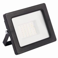 LL-981 прожектор светодиодный led с датчиком освещенности 2835SMD 30Вт 6400K  AC230В/50Hz IP65 черный в компактном корпусе 53141
