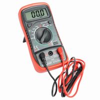 MTM MAS830L Мультиметр цифровой 1999 отсчетов батарея крона ручная регулировка черный/красный TM STEKKER 49994