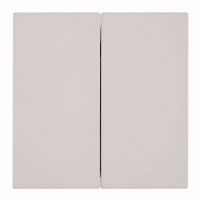 Выключатель 2-клавишный (механизм) 250В 10А серия Мия RSВт10-3104-08 пудровый жемчуг 50473