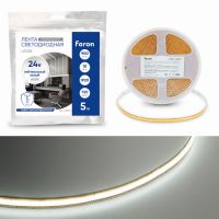 Лента светодиодная led 720SMD(2110) 10Вт/м 24В 5000*8*1.8мм IP20 4000К LS536 FERON СВОБОДНЫЙ РЕЗ 53096 Лента светодиодная led 720SMD(2110) 10Вт/м 24В 5000*8*1.8мм IP20 4000К LS536 FERON СВОБОДНЫЙ РЕЗ 53096