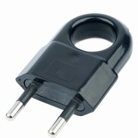Вилка прямая без заземления ABS пластик 250В 10A IP20 черный PPG10-45-201 50797 Вилка прямая без заземления ABS пластик 250В 10A IP20 черный PPG10-45-201 50797