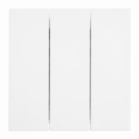 Выключатель 3-клавишный (механизм) 250В 10А серия Мия RSВт10-3108-01 белая магнолия 50430