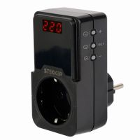 Реле напряжения для розетки  регулируемое   ВPR-200B 230В16Aчерный 50690