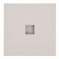 Розетка компьютерная 1-местная RJ-45 (механизм) серия Мия RST00-3117-08 пудровый жемчуг 50480