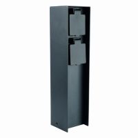 Розетка уличная TM200 220-230В 16A IP44 70*70*300мм черный 52184 Розетка уличная TM200 220-230В 16A IP44 70*70*300мм черный 52184