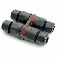 Соединитель-коннектор LD542  3-контактный на 4 выхода с СМК221 пружинным контактом IP68 черный 49195