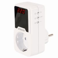 Реле напряжения для розетки   ВPR-200Вт 230В16Aбелый 50689
