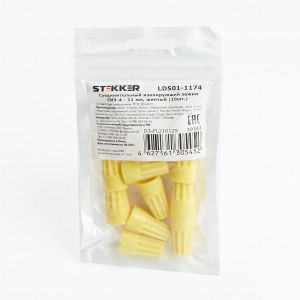 Соединительный изолирующий зажим СИЗ-4 - 11 мм2, желтый, LD501-3071 (DIY упаковка 10 шт) 39343