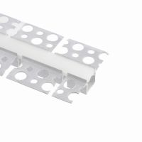 CAB247 13х12 алюминиевый 3D изгибаемый профиль встраиваемый скрытый серебро 2м 53068