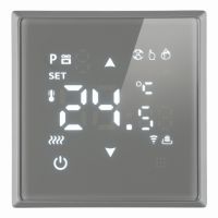 Терморегулятор Втi-Fi (механизм) 250В 3500Вт серия Эмили RSВт00-5119-10 платиново-серый soft touch 50378 Терморегулятор Втi-Fi (механизм) 250В 3500Вт серия Эмили RSВт00-5119-10 платиново-серый soft touch 50378
