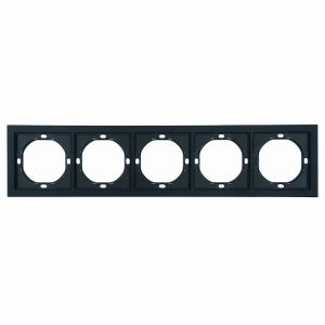 Рамка 5-местная серия Мия PFR00-3005-05 черный бархат 50465