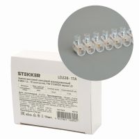 Зажим винтовой концевой изолированный КЗВИ-15 450В 175А 10 контактов поликарбонат LD228-17А 49758