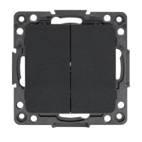 Механизм выключателя 2-кл. Стокгольм 10А черн. PROxima EKF EZV10-023-10 Механизм выключателя 2-кл. Стокгольм 10А черн. PROxima EKF EZV10-023-10