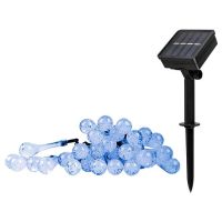 Светильник светодиодный Led SLR-G08-30B садовый; гирлянда капли син. солнечная батарея ФАZА 5040946