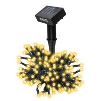 Светильник светодиодный Led SLR-G01-100Y садовый; гирлянда 100 бел. LED на солнечн. батарее ФАZА 5027312