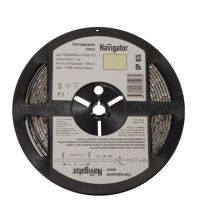 Лента светодиодная Led 71 410 NLS-3528WW120-9.6 IP20 12B R5 9.6Вт/м (уп.5м) Navigator 71410
